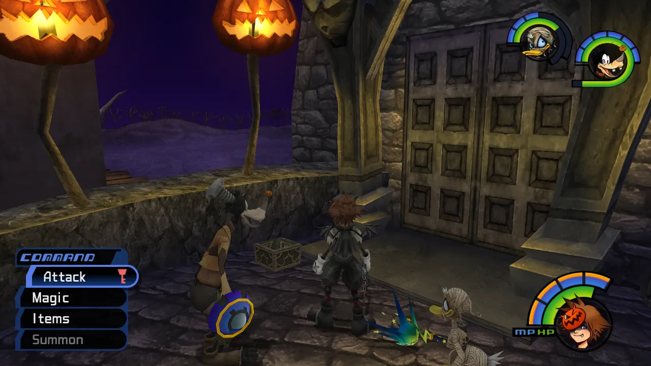 Halloween Town Oogie's Manor Entrance Steps Chest